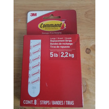 3M 17023-8ESF 3M Command Large Refill Adhesive Damage Free Hanging Wall STRIPS20 - £21.03 GBP