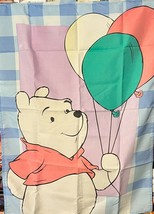 Lg Disney Garden Yard Flag Winnie The Pooh With Balloons About 27&quot; X 44 VTG - $9.27