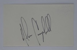 Alan Campbell Signed 3x5 Index Card Autographed Jake And The Fatman - £27.25 GBP