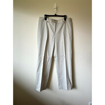 Jones New York Signature 100% Cotton Khaki Pants Women’s 16 EUC - $494.19 MXN
