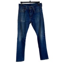 Levis 510 Jeans Mens 30 x 30 Medium / Dark Wash Blue Super Skinny R Red Tab - £23.21 GBP