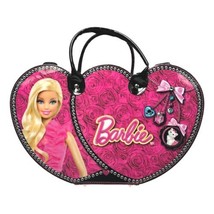 Mattel Barbie Large 14” Beauty Case Makeup Double Handled Overnight Bag ... - $33.95