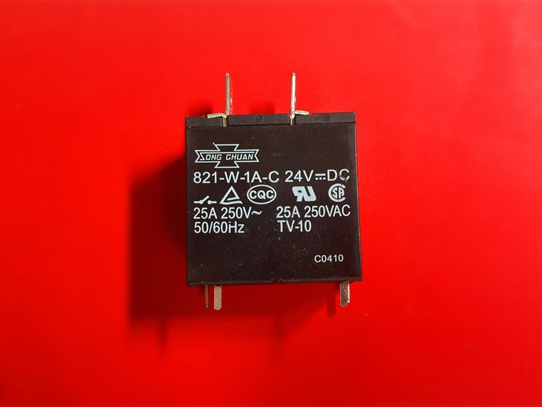 821-W-1A-C, 24VDC Relay, SONG CHUAN Brand New!!
