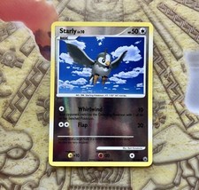 Vintage Y2K Pokemon Card Starly Holo Foil Near Mint Majestic Dawn - $8.79