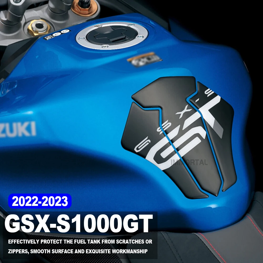 For Suzuki GSX-S1000GT 2022 2023 Motorcycle Fuel Tank Pad 3D Sticker Non-slip - £24.89 GBP