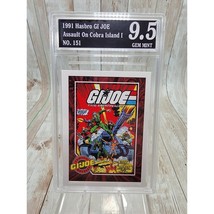 Dr. Burkhart 1991 Famous Battles GI Joe Impel Card #151 BDG 9.5 Gem Mint - $30.99