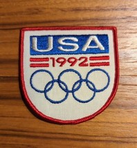 1992 Summer Olympics XXV Barcelona Dream Team Usa Vintage 3&quot; Souvenir Patch - £5.27 GBP