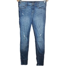 Medium Wash Mid Rise Super Skinny Jeans Size 9 Long - £19.38 GBP