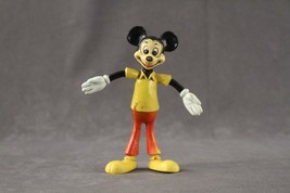 Vintage Toy Walt Disney Rubber Bendable MICKEY MOUSE Figurine Hong Kong 1510 - £16.72 GBP