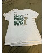 Boston Celtics Only Work Wins White Parade Champions Nike Basketball Wom... - $363.58 MXN
