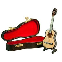 Sky Mini Guitar Classic Natural Finish Acoustic Miniature 4 Inches Guita... - $301.34 MXN