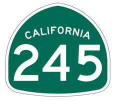 California State Route 245 Sticker Decal R1298 Highway Sign - $1.45+