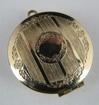 Vintage Locket Necklace Pendant Gold Tone Sarah - £11.08 GBP