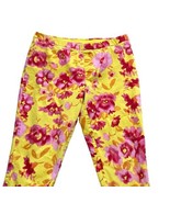 Isaac Mizrahi Live Pants Womens 16 XL Pull on Dopamine Floral Stretch Co... - $25.69