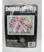 Dimensions No Count Cross Stitch Ballet And Roses 7&quot; X 5&quot; - €6,67 EUR