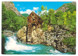 Vtg Postcard-Ore Crushing Mill-Silver Mine-Mountain Landscape-6x4 Chrome-CO1 - £7.05 GBP