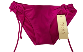 ROXY Femmes Lowrider Côté Corde Effronté Bikini Bas, Fuchsia, Petit - £14.12 GBP