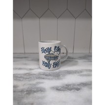 Split Tee Blue Fish Coffee Cup Mug, Fishy Fish Design, Novelty Mug Gift,... - $9.90