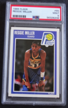 1989 Fleer #65 Reggie Miller Indiana Pacers Basketball Card PSA 9 Mint - £19.75 GBP