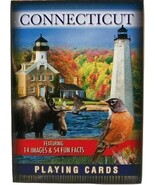 Connecticut Souvenir Playing Cards - $166.86 MXN