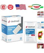 Non-Adherent 20-Pack ABD Pads 5x9 - Ideal for Post-Operative Wound Manag... - $34.53 CAD