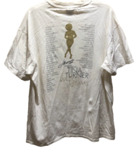 Tina Turner Wildest Dreams Tour Vintage 90s Hanes 2-Sided White T-Shirt XL - £89.45 GBP