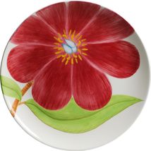 A&amp;B Home 11&quot; Floral Ceramic Round, Dinner Plate Set Of 4 - £37.98 GBP