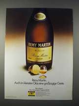 1977 Remy Martin Cognac Ad - in German - Auch im kleinsten Glas - $18.49