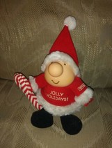 American Greetings Ziggy 1989 VTG Plush 7&quot; Jolly Holidays Plastic Face C... - £13.39 GBP