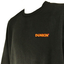 Dunkin&#39; Donuts Employee Uniform Sweatshirt Black Size M Medium New - £24.18 GBP
