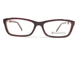 Elizabeth Arden EA1148-3 Brille Rahmen Brown Rot Rechteckig 54-16-135 - $32.35