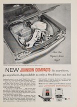 1962 Print Ad Johnson Sea-Horse Compact Outboard Motors Fits in Trunk - $20.44