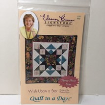 Wish Upon a Star Quilt Pattern Quilt in a Day Three Hour Star Eleanor Burns - $12.86