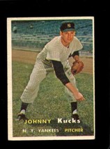 1957 TOPPS #185 JOHNNY KUCKS VGEX YANKEES *NY7653 - $6.62