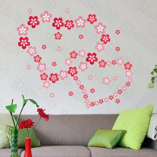 [Desired Flowers] Decorative Wall Stickers Appliques Decals Wall Decor Home Deco