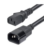 StarTech.com 15ft (4.5m) Power Extension Cord, C14 to C13, 15A 250V, 14A... - $32.64