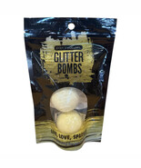 Lot Of 2 Glitter Bath Bomb Gift Bags - 4 Bath Bombs Total - Refreshing S... - $9.90