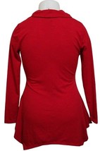 NY Collection Asymmetrical Scarlet Sage Cowl-Neck Women Long Sleeve Blou... - £11.72 GBP