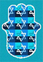 Pepita Needlepoint kit: Hamsa Jewish Star, 7&quot; x 10&quot; - £39.84 GBP+