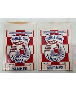 26 Vintage YANKEE GIRL Chewing Tobacco UNUSED Bag Bags 3 OZ - $1,221.17 MXN