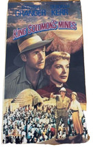 King Solomons Mines VHS 1989 Starring Stewart Granger &amp; Deborah Kerr - £3.79 GBP