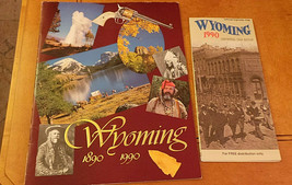 Wyoming Centennial Historical Magazine 1890-1990 &amp; unused Centennial Map... - £14.89 GBP