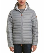 Save The Duck Men&#39;s GIGA Hooded Lightweight Jacket in Grey $178, Sz XL, ... - €107,13 EUR