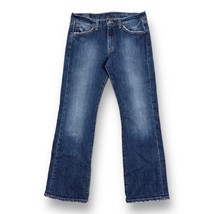 Lucky Brand Relaxed Bootleg Blue Jeans Womens Sz 28 | 32x30 Distressed L... - £17.11 GBP