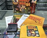 Donkey Kong 64 (Nintendo 64, 1999) N64 CIB Complete w/ Expansion Pak Tes... - $146.25