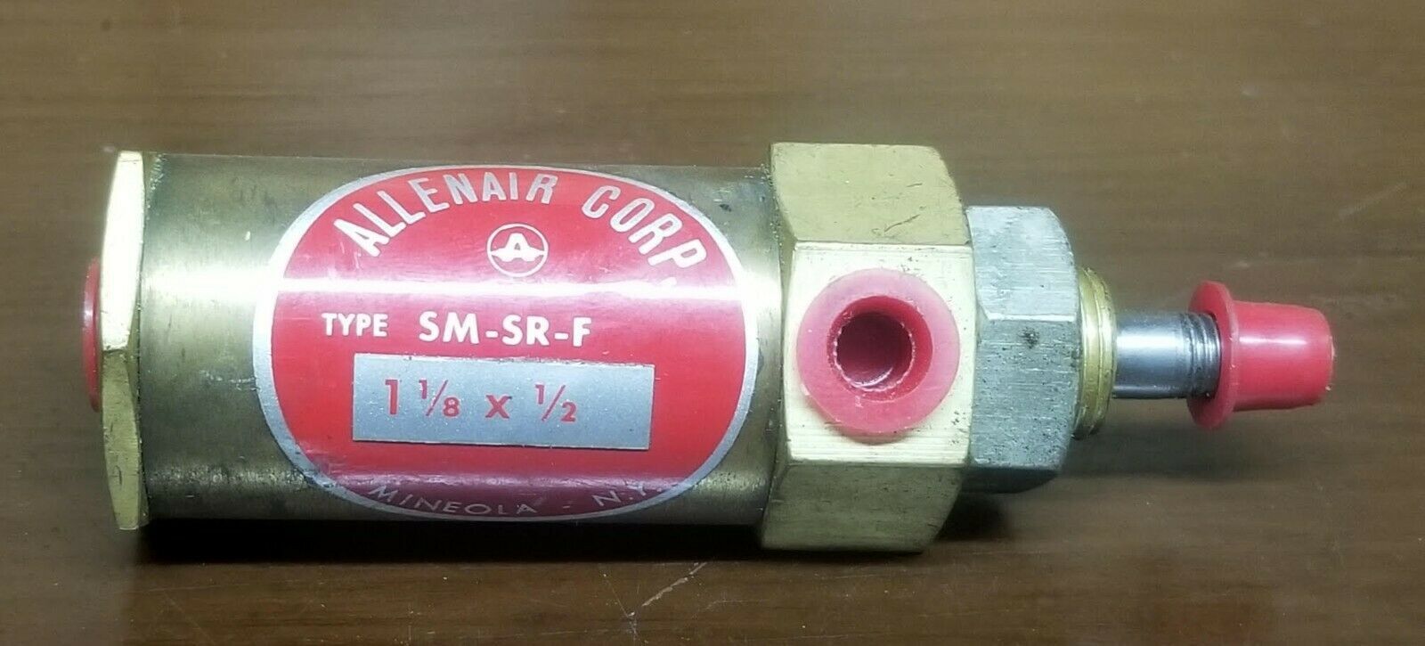 ALLEN AIR CYLINDER TYPE SM-SR-F 1 1/8 X 1/2 - $24.40