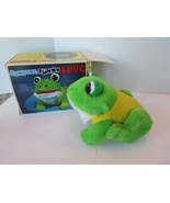 Vintage C.K. Jumping Funny Frog Fuzzy Battery Operated Japan Tested Works - $73.15