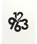 Dollhouse miniature Wall Clock Modern Style. Black Theme. Limited, Rare ... - $20.58 CAD