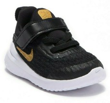 Nike Kids Rival SH (Infant/Toddler), AV4482 001 Multi Sizes Black/Metallic Gold/ - £39.11 GBP