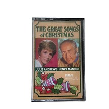 Vintage The Great Songs of Christmas Cassette Julie Andrews Henry Mancini 1986 - £8.25 GBP